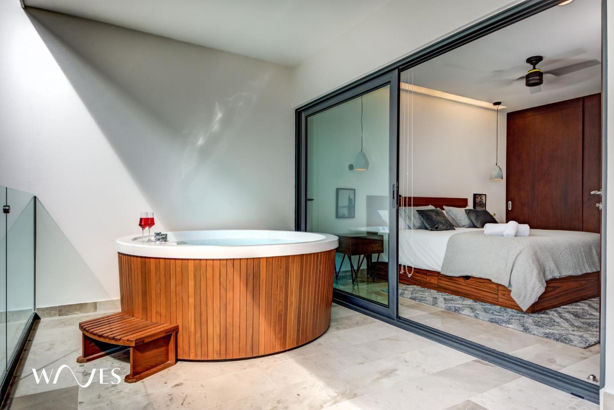 1 Br. With Private Jacuzzi And Rooftop Pool * Playa del Carmen